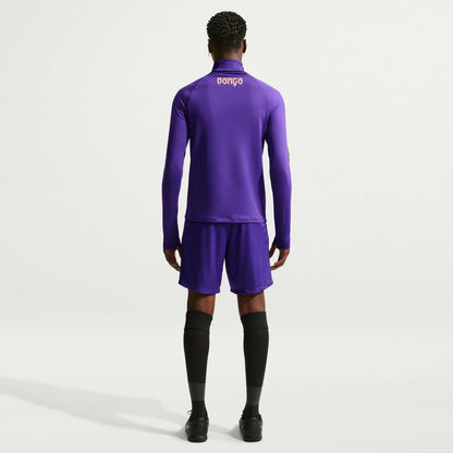 FC Barcelona Strike Away Kobe Dri-FIT soccer drill top in purple.