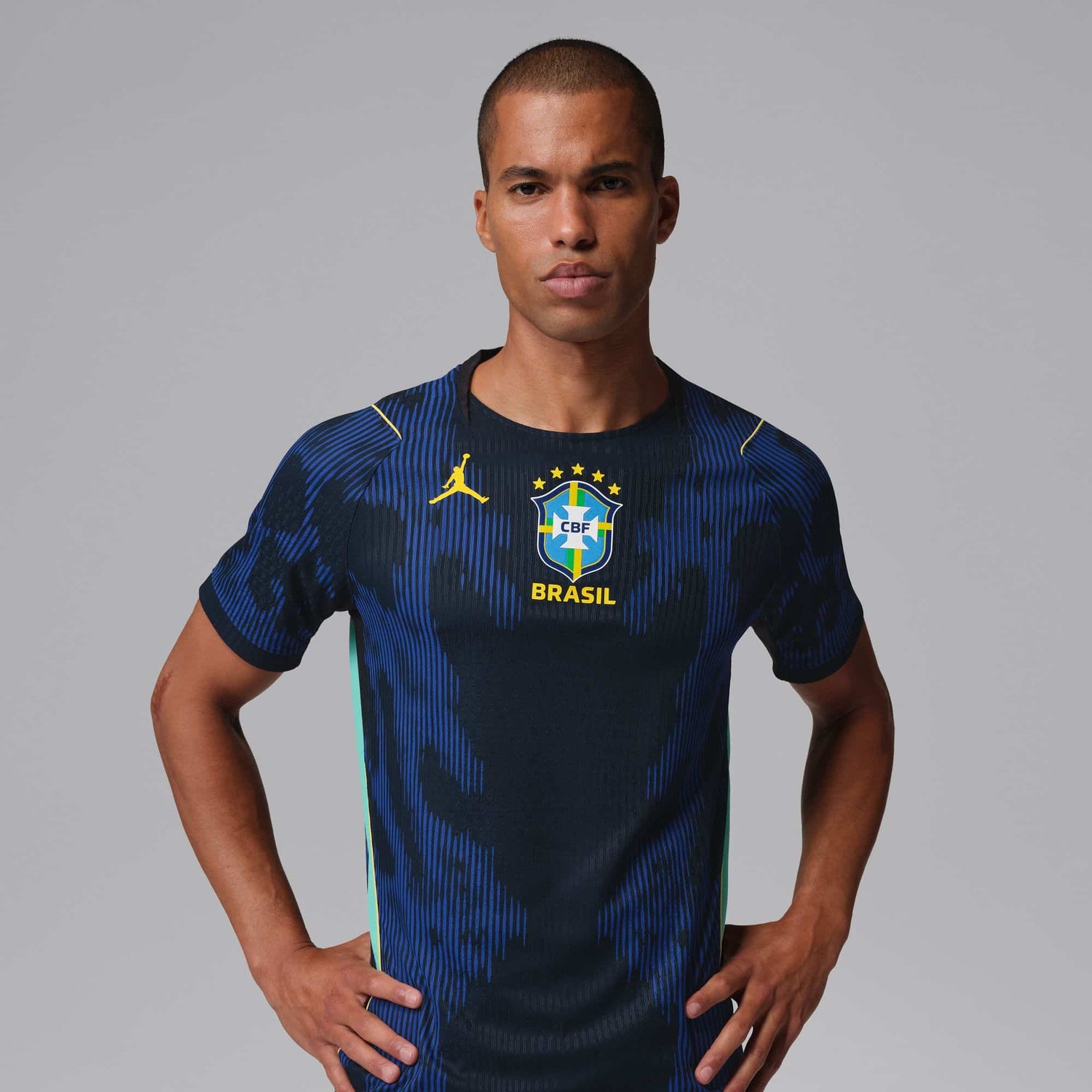 Brazil 2026 Match Away Jersey Official Jerseys Nike Blue S 