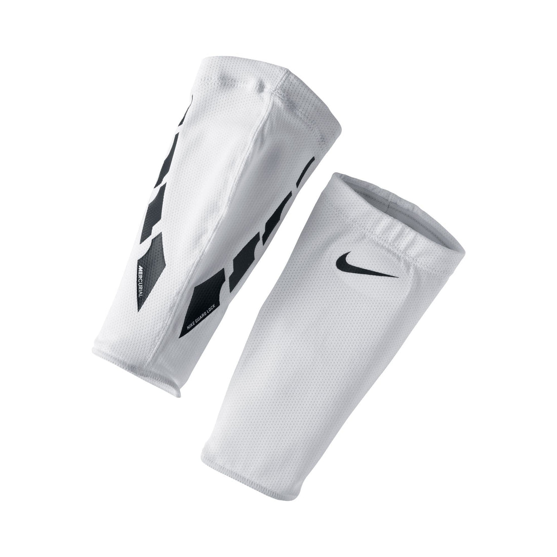 Nike Guard Lock Elite Shin Guard Sleeves Shin Guards Sleeve Nike White XS