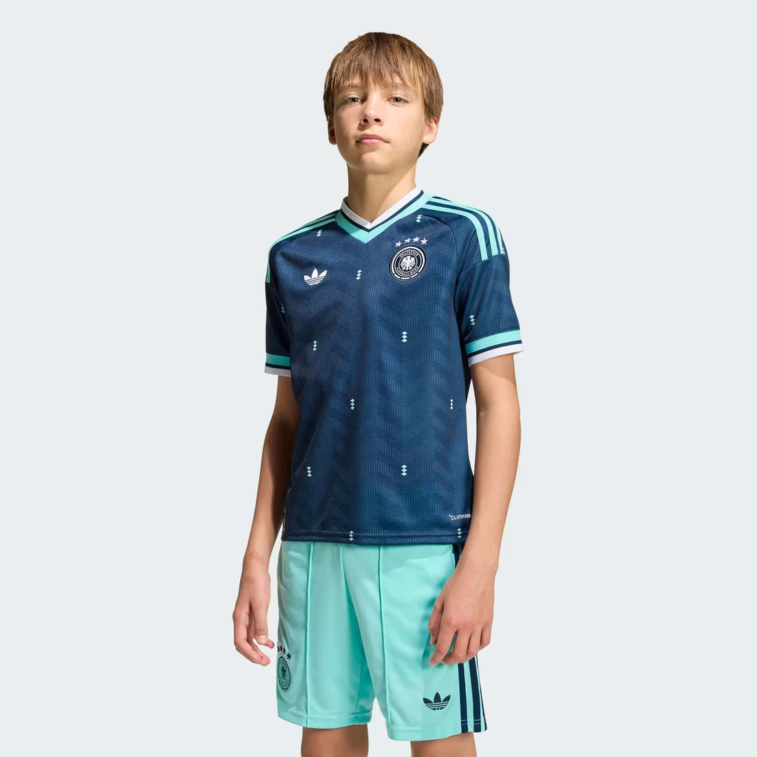 Germany 2026 Away Jersey Youth Official Jerseys adidas Blue YXS