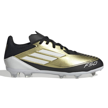 adidas F50 League Messi FG/MG Jr. Firm Ground adidas Gold 11C 