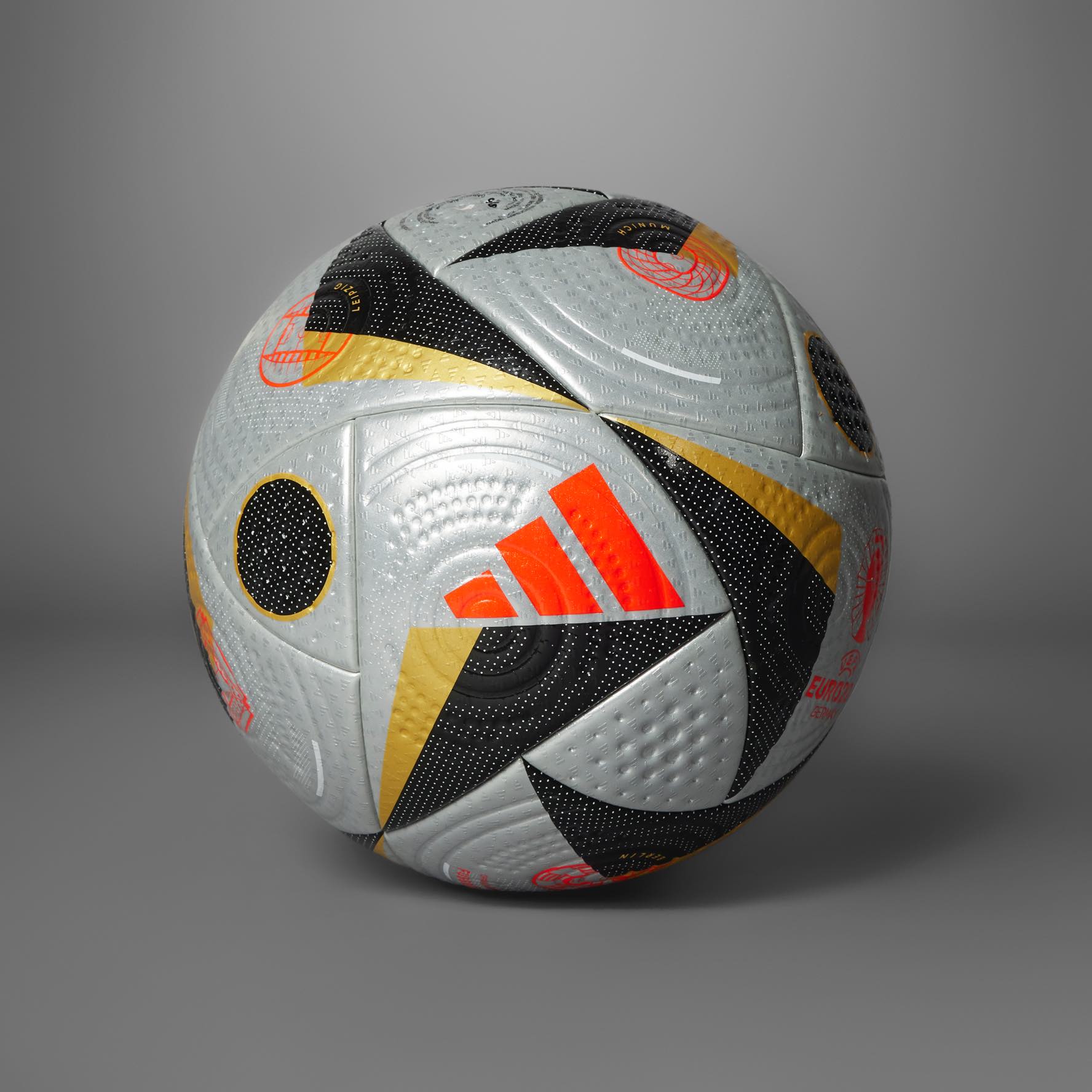 adidas EURO 24 Fussballliebe Finale Pro Ball - Seamless Eco-Friendly Match Ball with FIFA Quality Pro Certification