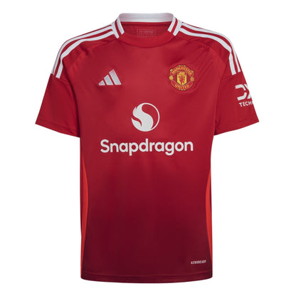 Manchester United 24/25 Home Jersey Youth Licensed Jerseys adidas Red YS 