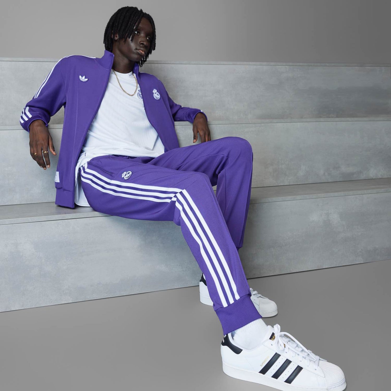 Real Madrid Terrace Icons Track Pants Licensed Pants adidas 