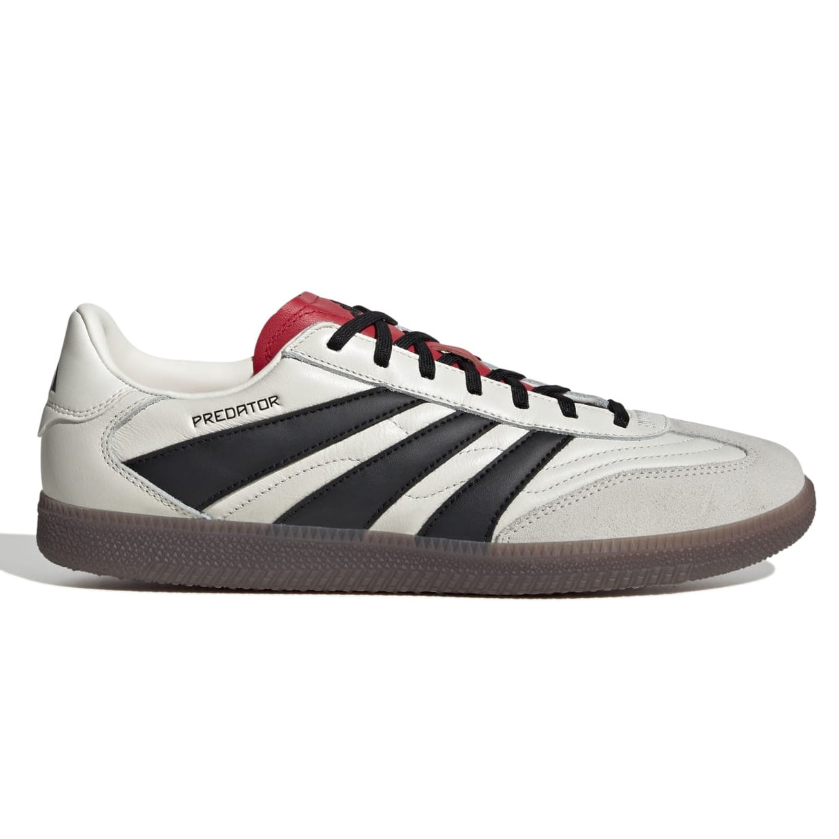 Adidas Predator Freestyle Indoor Soccer Shoes with suede and mesh upper, Lightstrike cushioning, and Samba outsole