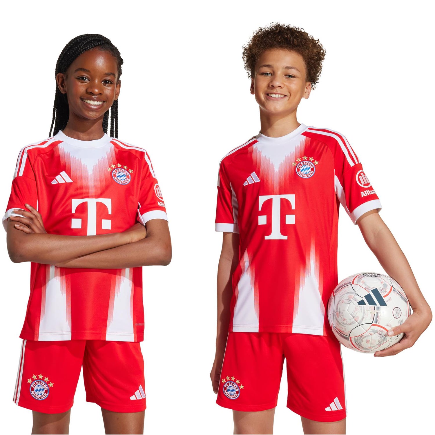 FC Bayern 25/26 Home Jersey Jr. Official Jerseys adidas 