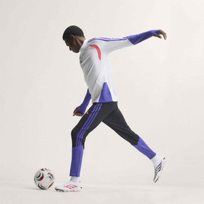 adidas Predator Elite Laceless FG soccer cleats in white, pink and black with firm-ground outsole