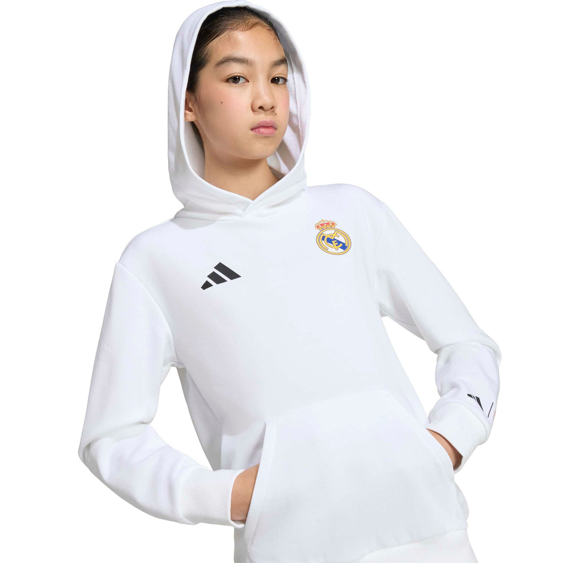 adidas Real Madrid Avengers Hoodie Jr. Pre-match Tops adidas