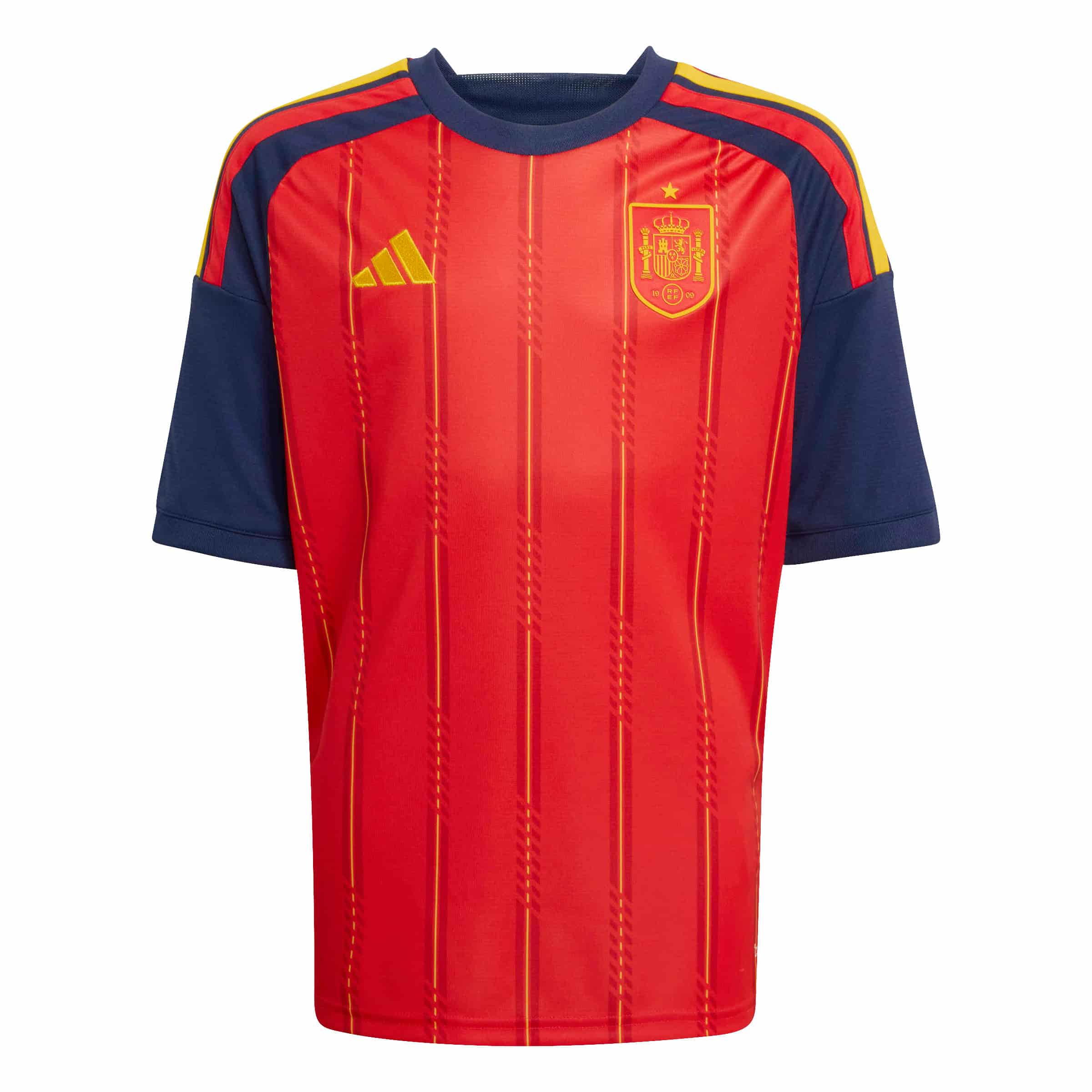 Spain 26 Home Jersey Jr. Official Jerseys adidas Red YXS 