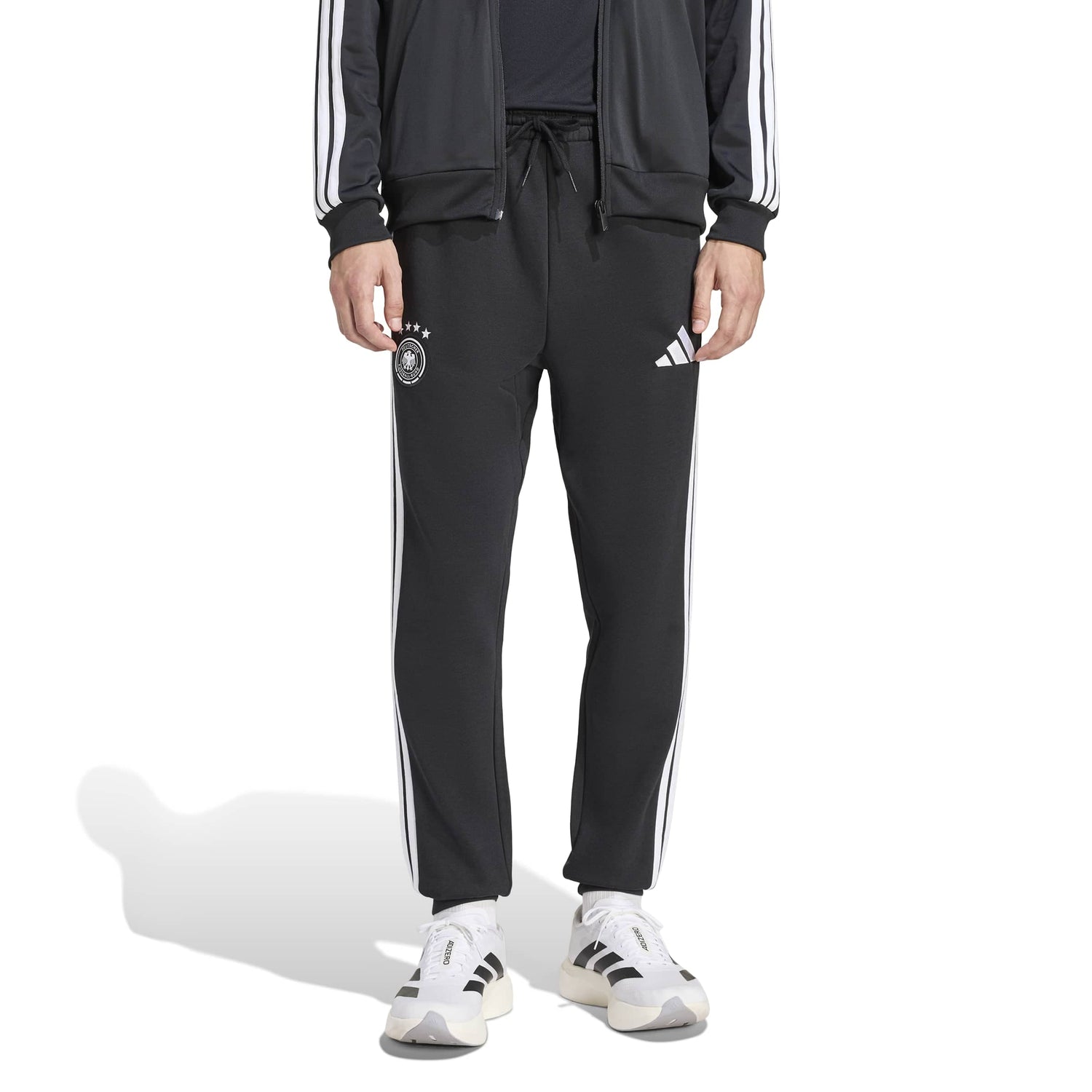 Germany DNA Fleece Tracksuit Bottoms Training Bottoms adidas Black XS 
