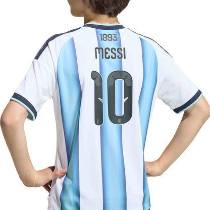Argentina 26 Home Messi Jersey Jr. Official Jerseys adidas 