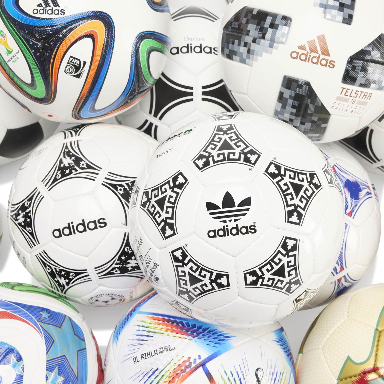 FIFA World Cup Historical Pro Ball Set Official Balls adidas 