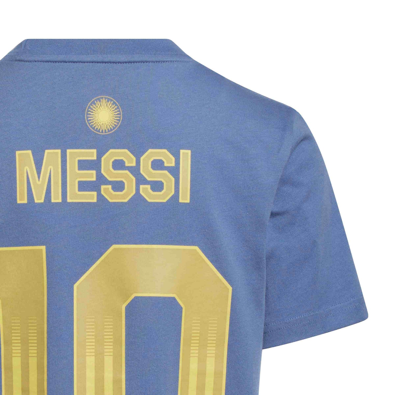MESSI NAME &amp; NUMBER GRAPHIC T-Shirt Jr. Official Jerseys adidas 