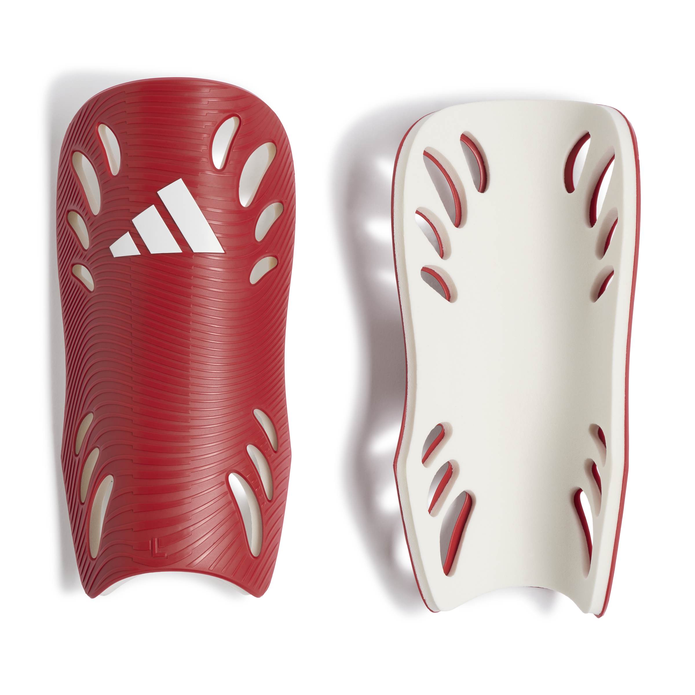 adidas adiFlex Soccer Shin Guards Shin Guards adidas Red XS 