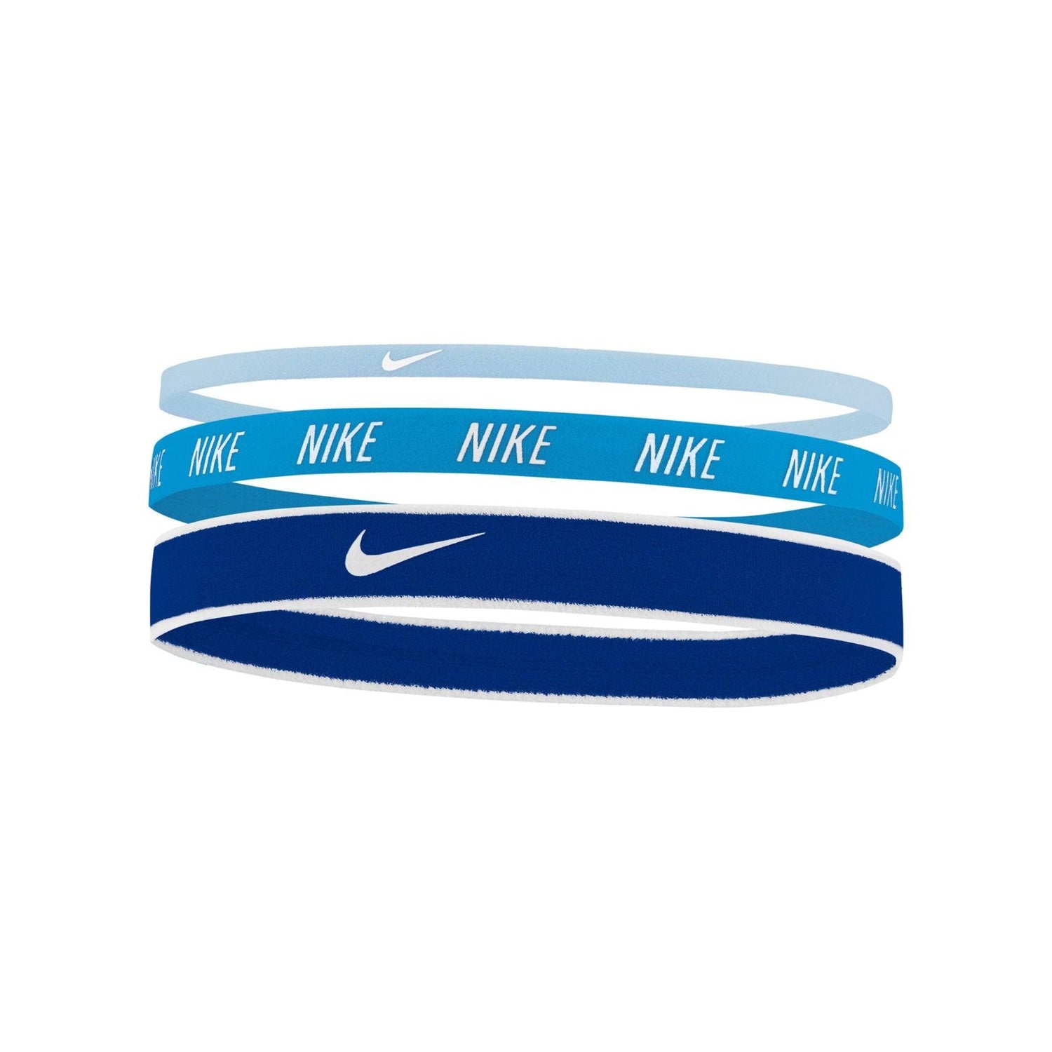 Nike Mixed Width Headbands 3 PK Headbands Nike Navy ONE SIZE 