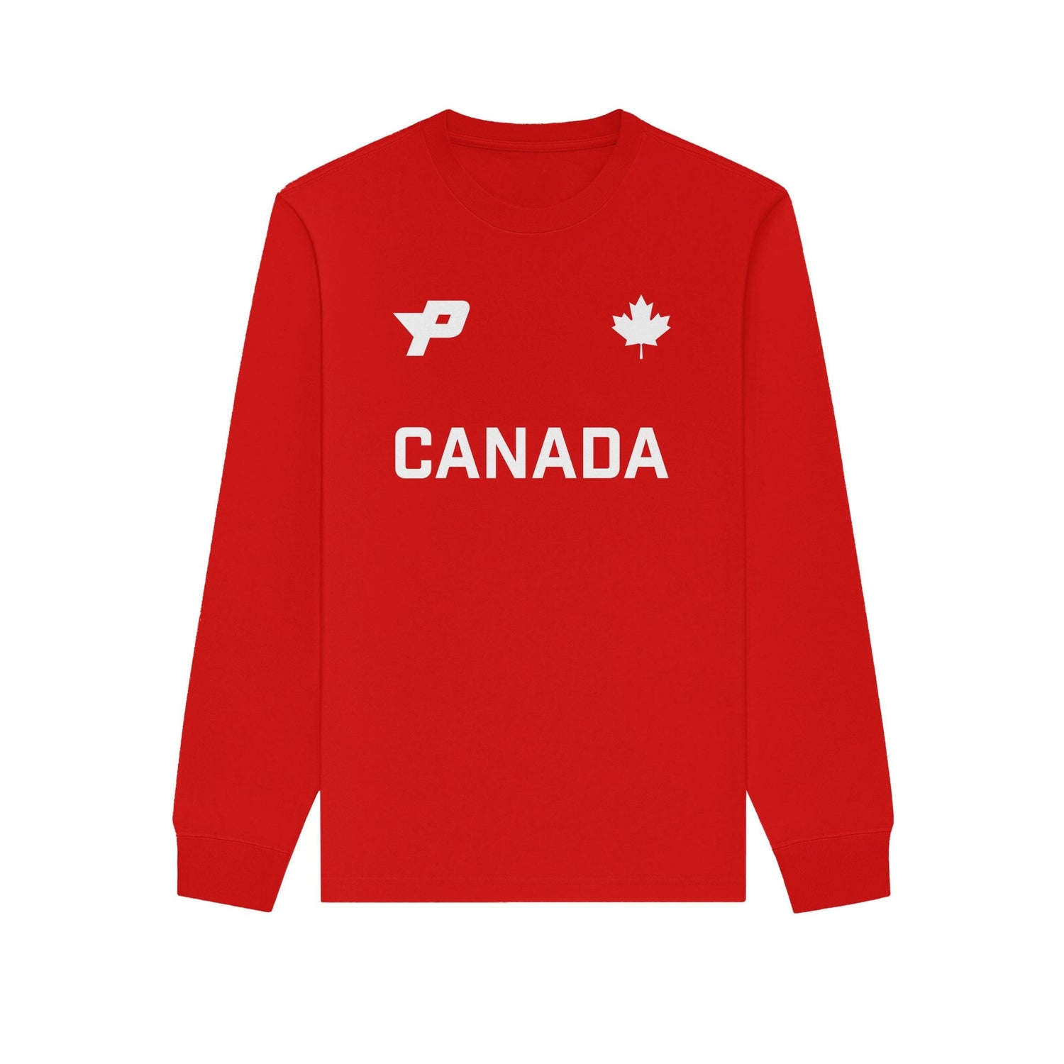 Premium Soccer Long Sleeves T-Shirt Lifestyle Wear Premium Soccer Red XS 