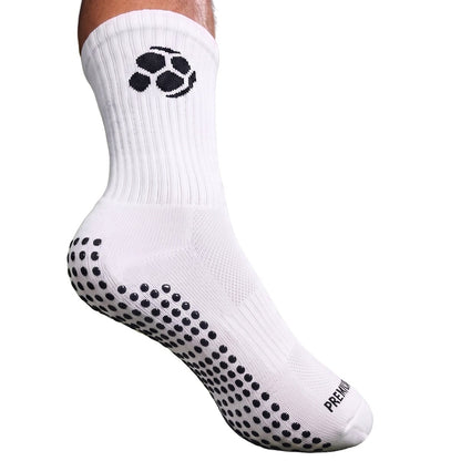 Premium Soccer Grip Socks Soccer Socks Premium Soccer White S 