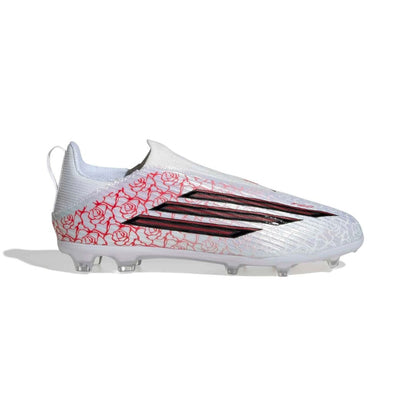 adidas F50 LEAGUE Laceless "Lamine Yamal" FG Jr. Firm Ground (FG) adidas White 10.5C 