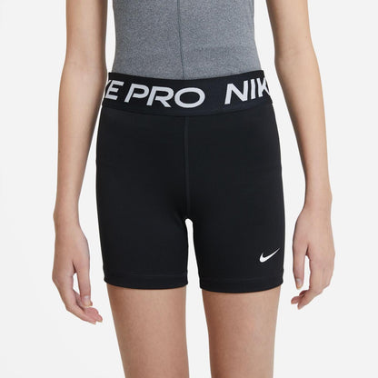 Nike Pro Older Girls Shorts 3&quot; Training Shorts Nike Black YS 